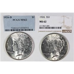 PEACE SILVER DOLLARS