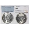 Image 1 : PEACE SILVER DOLLARS