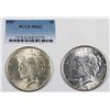 Image 1 : PEACE SILVER DOLLARS