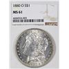 Image 1 : 1880-O MORGAN SILVER DOLLAR