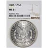 Image 2 : 1880-O MORGAN SILVER DOLLAR