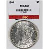 Image 1 : 1904 MORGAN SILVER DOLLAR
