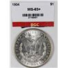 Image 2 : 1904 MORGAN SILVER DOLLAR