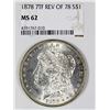 Image 1 : 1878 7F MORGAN SILVER DOLLAR