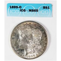 1899-O MORGAN SILVER DOLLAR