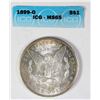 Image 2 : 1899-O MORGAN SILVER DOLLAR