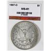Image 2 : 1897-O MORGAN SILVER DOLLAR