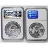 Image 2 : NGC GRADED AMERICAN SILVER EAGLES