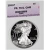 Image 1 : 2000-P AMERICAN SILVER EAGLE