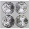 Image 1 : GEM BU AMERICAN SILVER EAGLES
