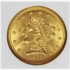 Image 1 : 1861 $2.50 GOLD LIBERTY
