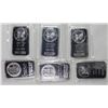 Image 1 : (6) 1 OZ .999 SILVER BARS
