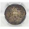 Image 1 : 1861 THREE CENT SILVER