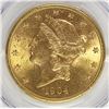 Image 1 : 1904-S $20 GOLD LIBERTY