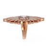Image 2 : 4.72 ctw Morganite & Diamond Ring 18K Rose Gold - REF-360N2F