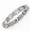 Image 1 : 2.73 ctw Marquise Cut Diamond Eternity Ring 18K White Gold - REF-340X2A