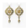 Image 1 : 10.44 ctw Canary Citrine & Diamond Earrings 18K Yellow Gold - REF-378G8W