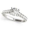 Image 1 : 2.1 ctw Certified VS/SI Diamond Ring 18k White Gold - REF-504K5Y