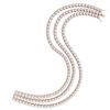 Image 2 : 10 ctw Certified SI/I Diamond 2 Prong Bracelet 18K Rose Gold - REF-585N2F