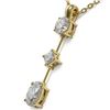 Image 3 : 0.9 ctw Oval Cut Diamond Designer Necklace 18K Yellow Gold - REF-121R2K