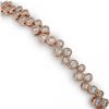 Image 3 : 5 ctw Diamond Designer Bracelet 18K Rose Gold - REF-488X2A