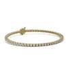 Image 1 : 5 ctw Diamond Designer Bracelet 18K Yellow Gold - REF-350R6K