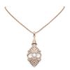 Image 1 : 3.05 ctw Diamond Necklace 18K Rose Gold - REF-344Y4X