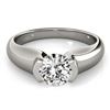 Image 1 : 0.75 ctw Certified VS/SI Diamond Ring 18k White Gold - REF-166M2G
