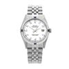 Image 2 : Rolex Men's Stainless Steel, QuickSet, Diam Dial & Diam/Sapphire Bezel - REF-521A4N