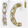 Image 3 : 3.64 ctw Diamond Designer Earrings 18K Yellow Gold - REF-382X2A