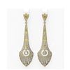 Image 1 : 4.45 ctw Diamond Earrings 18K Yellow Gold - REF-367K6Y