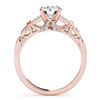 Image 3 : 1 ctw Certified VS/SI Diamond Solitaire 2pc Wedding Set 14k Rose Gold - REF-140F6M