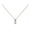 Image 2 : 1.4 ctw Diamond Designer Necklace 18K Yellow Gold - REF-181W2H