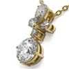 Image 3 : 1.4 ctw Diamond Designer Necklace 18K Yellow Gold - REF-181W2H