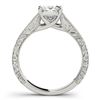 Image 3 : 0.75 ctw VS/SI Princess Diamond 2pc Wedding Set 14k White Gold - REF-155R6K