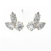 Image 2 : 2.75 ctw Mix Cut Diamond Designer Earrings 18K Yellow Gold - REF-362K3Y