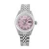 Image 2 : Rolex Men's Stainless Steel, QuickSet, Diamond Dial & Diamond Bezel - REF-521H4W