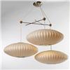 Image 1 : George Nelson & Associates Bubble hanging lamp Howard Miller USA, c.