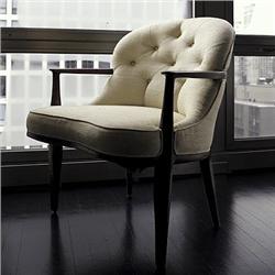 Edward Wormley Janus side chair, model #5705 Dunbar USA, c. 1957 wal