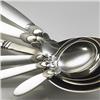 Image 2 : Georg Jensen Cactus silverware Denmark, c. 1940 sterling silver, sta