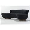 Image 1 : Vladimir Kagan sofa Directional USA, c. 1975 upholstery, rosewood, a