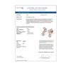 Image 4 : 4 ctw Cushion Diamond Earrings 18K Rose Gold - REF-599F3M