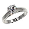 Image 2 : 1.50 ctw Certified Quality Diamond Engagment Ring 10k White Gold - REF-236H3R