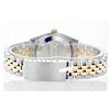 Image 3 : Rolex Men's Two Tone 14K Gold/SS, QuickSet, Diamond Dial & Diamond Bezel - REF-557W7H