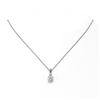 Image 2 : 0.6 ctw Cushion Cut Diamond Designer Necklace 18K White Gold - REF-89W6H