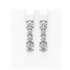 Image 1 : 4.52 ctw Oval Diamond Earrings 18K White Gold - REF-902M2G