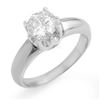 Image 1 : 1.0 ctw Certified VS/SI Diamond Solitaire Ring 18k White Gold - REF-301M4G