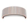 Image 2 : 33 ctw VS/SI Diamond Unisex 8 Inches Bracelet 18K Rose Gold - REF-1785N2F