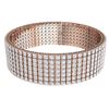Image 3 : 33 ctw VS/SI Diamond Unisex 8 Inches Bracelet 18K Rose Gold - REF-1785N2F