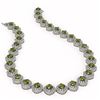 Image 2 : 72.27 ctw Tourmaline & Diamond Victorian Necklace 14K White Gold - REF-2169A8N
